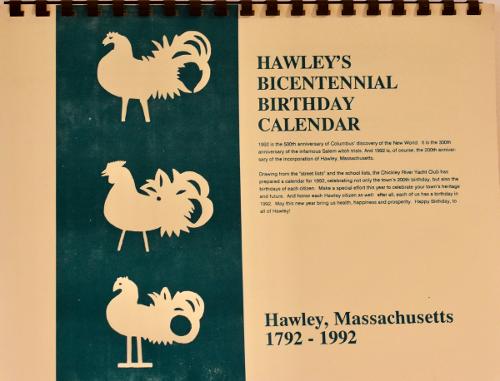 Hawley’s Bicentennial Birthday Calendar